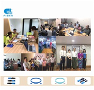 2018年5月湖南光聯(lián)光電科技有限公司國際部緬甸拜訪客戶